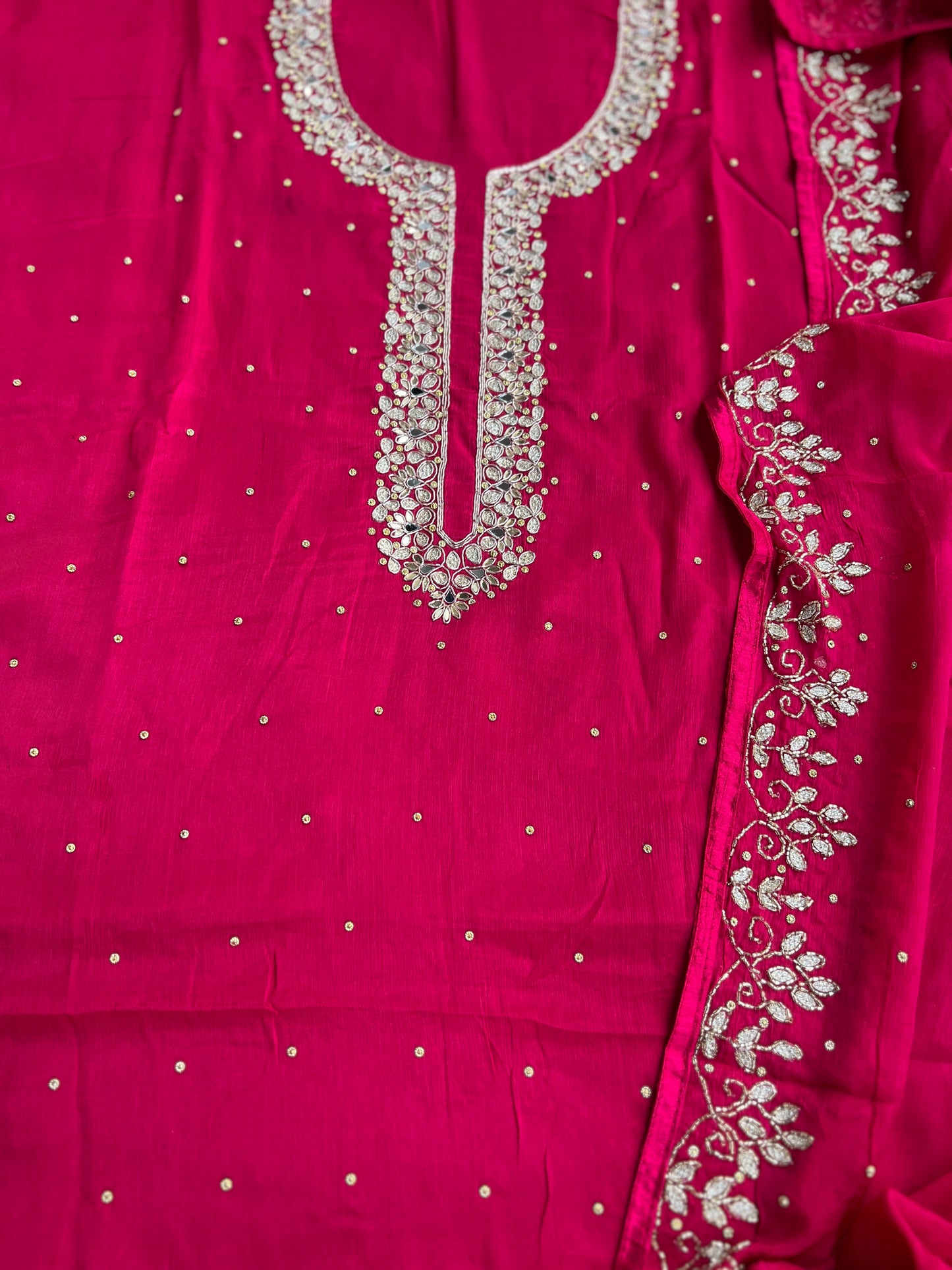 Fuchsia Chinnon Handwork