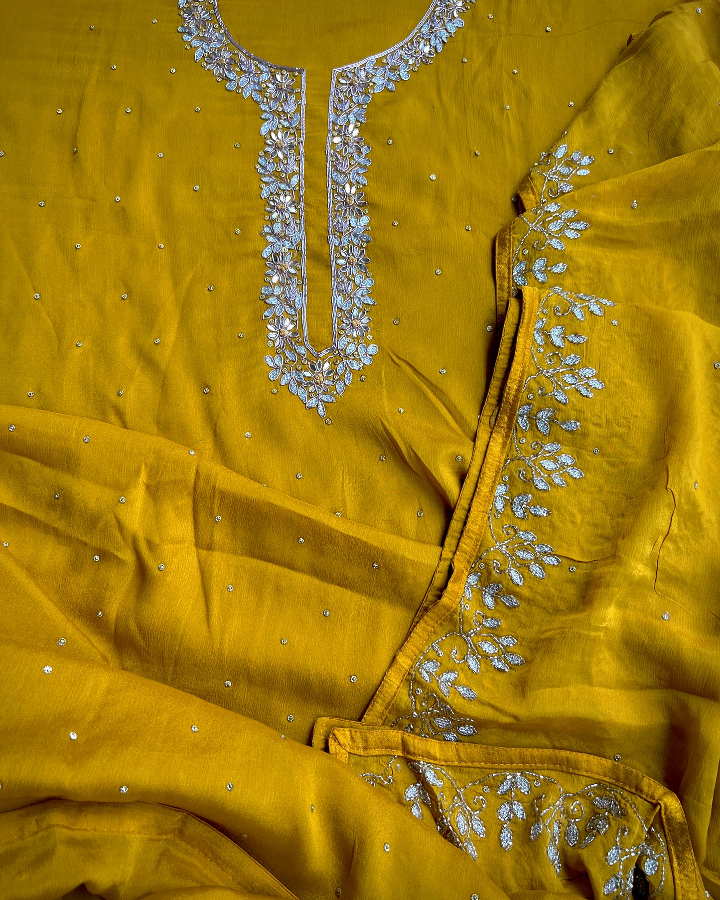π Mustard Majesty β Chinnon Handcrafted Ensemble