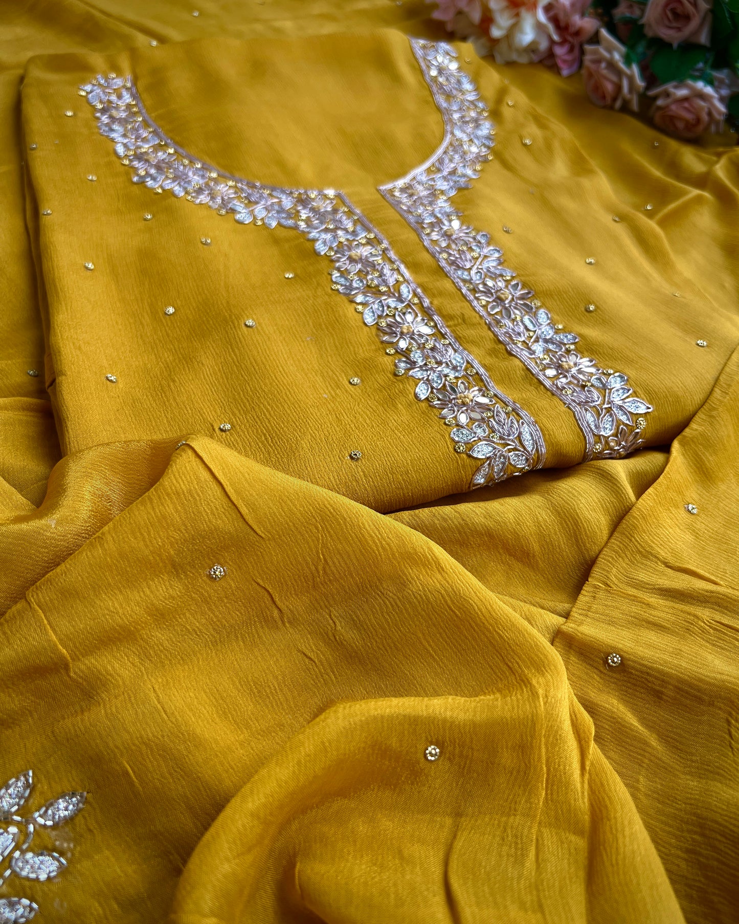 π Mustard Majesty β Chinnon Handcrafted Ensemble