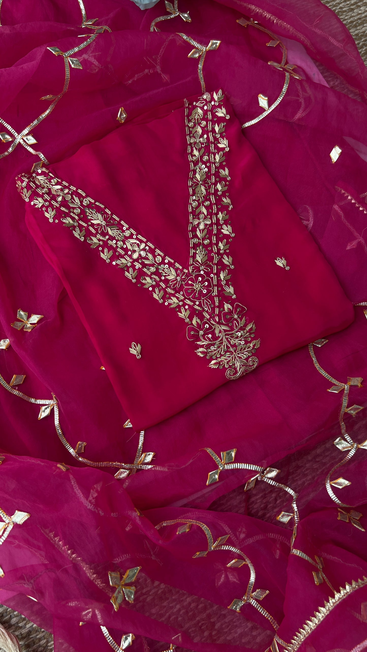 Hot Pink Gota-Jaal