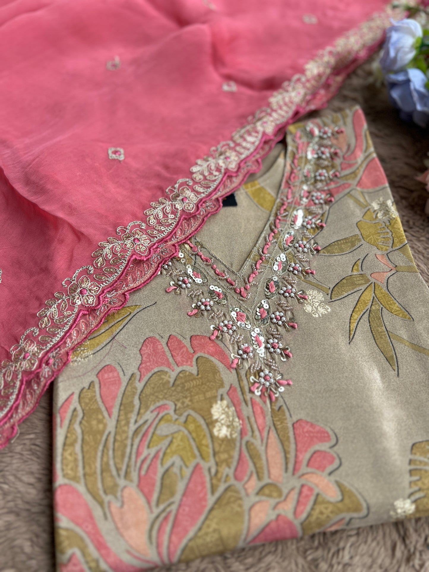 Golden Hour Glam – Shimmer Silk Ready-to-Wear
