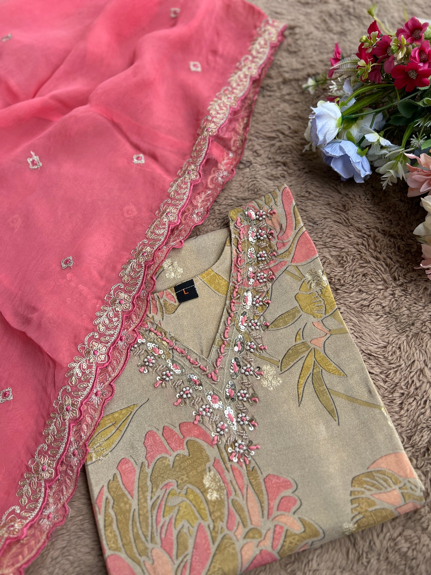 Golden Hour Glam – Shimmer Silk Ready-to-Wear