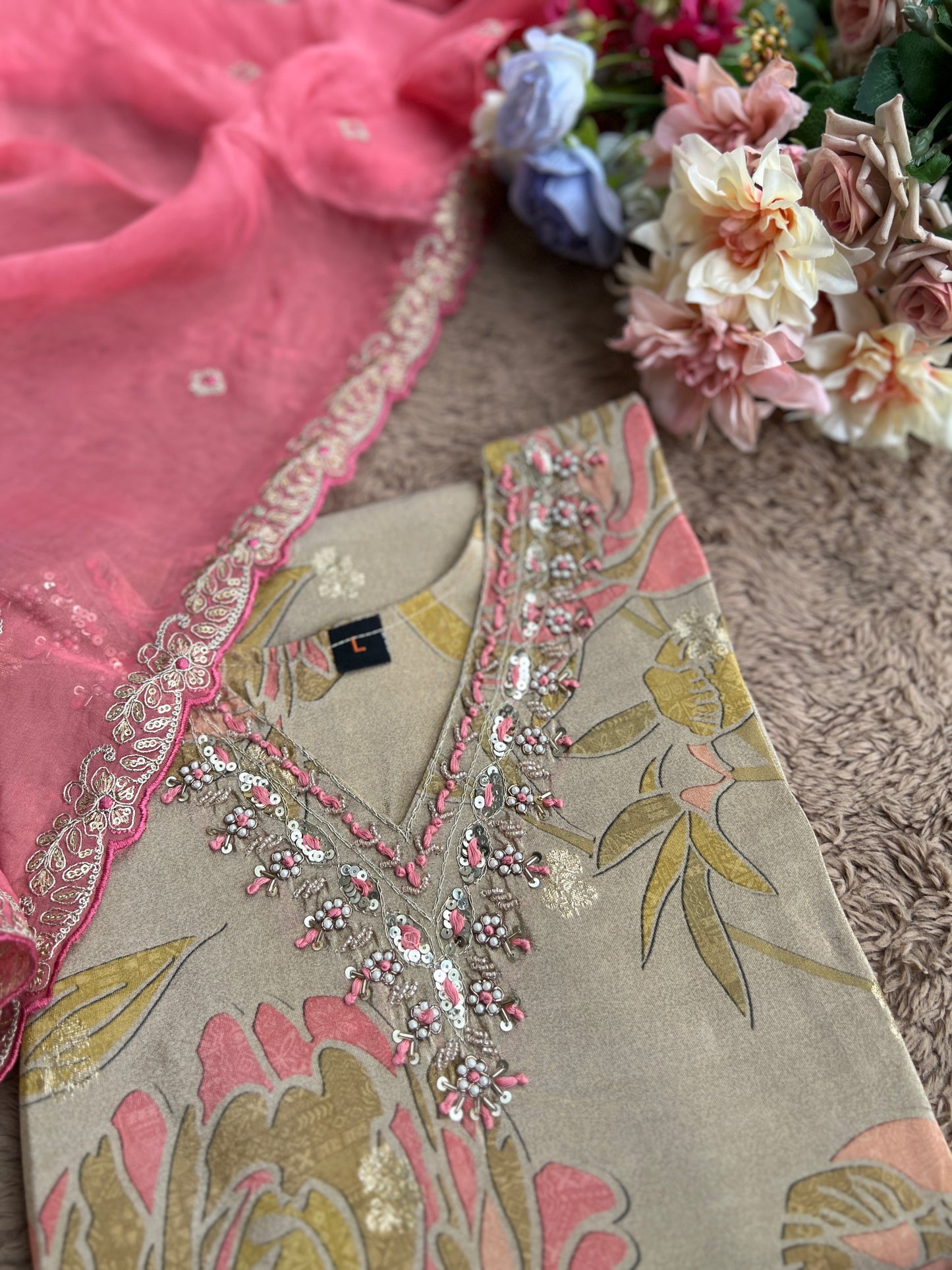 Golden Hour Glam – Shimmer Silk Ready-to-Wear