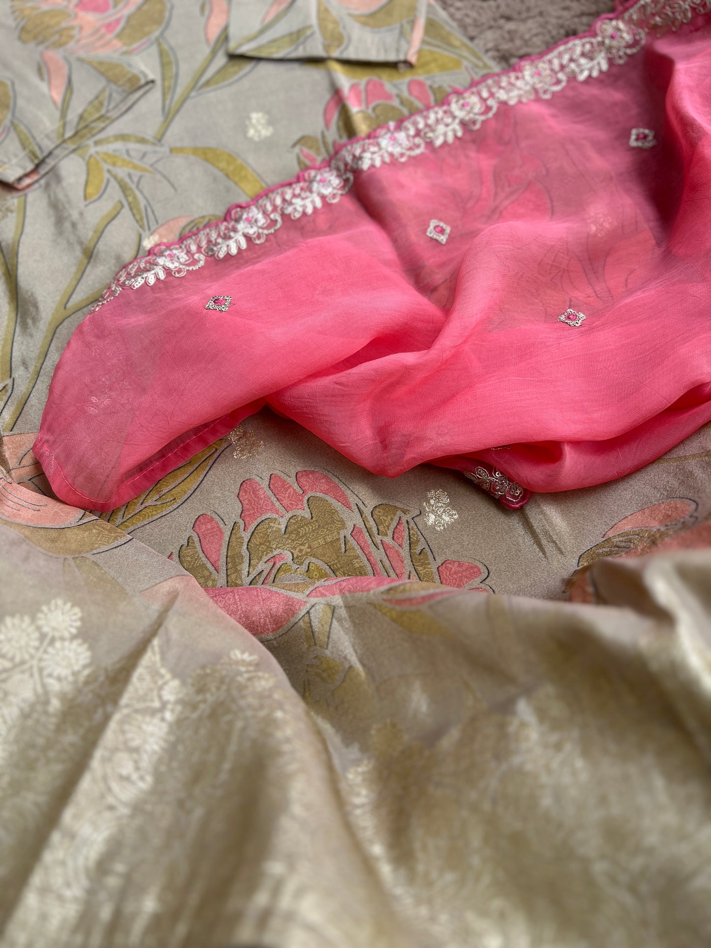 Golden Hour Glam – Shimmer Silk Ready-to-Wear