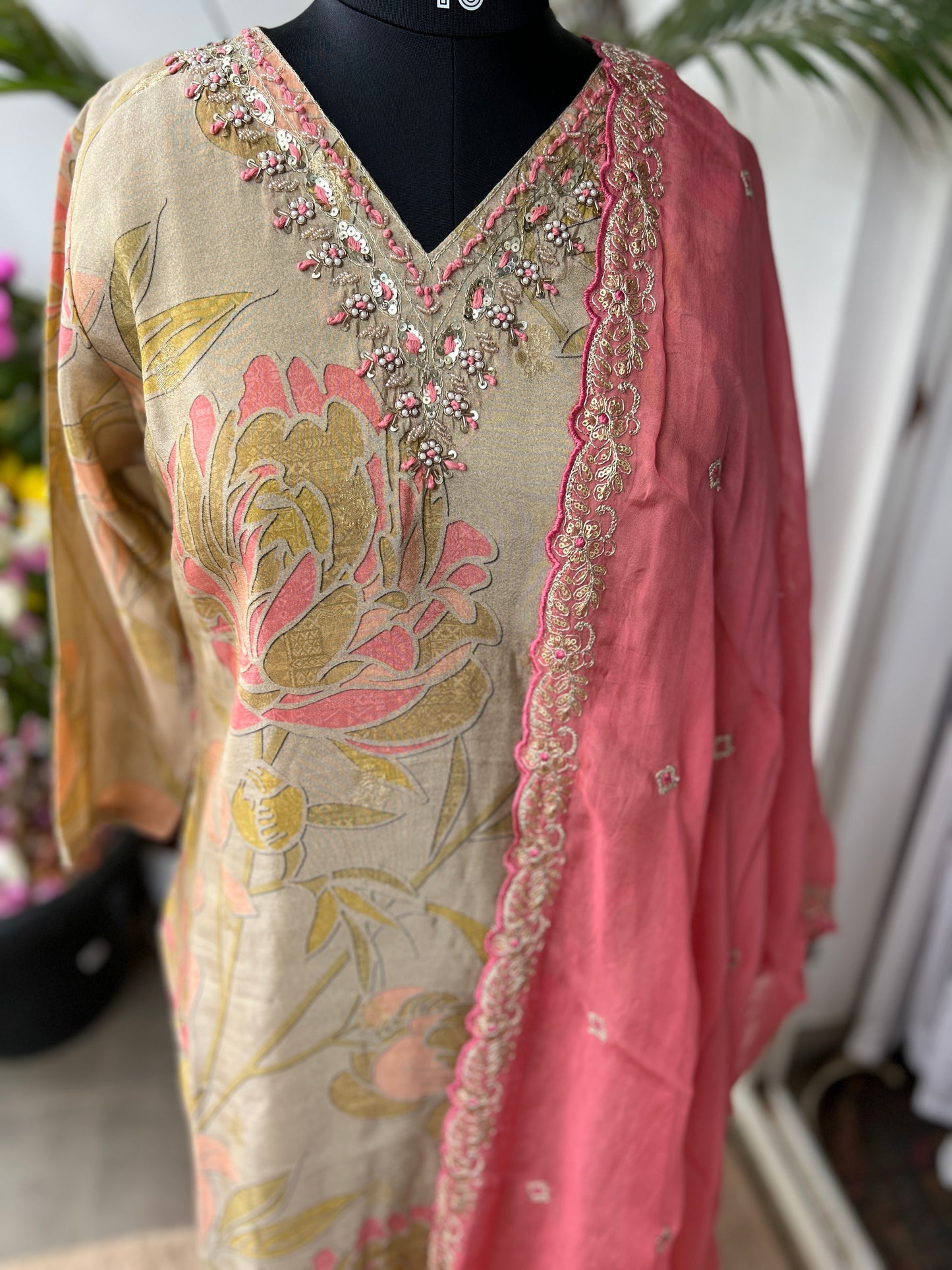 Golden Hour Glam – Shimmer Silk Ready-to-Wear