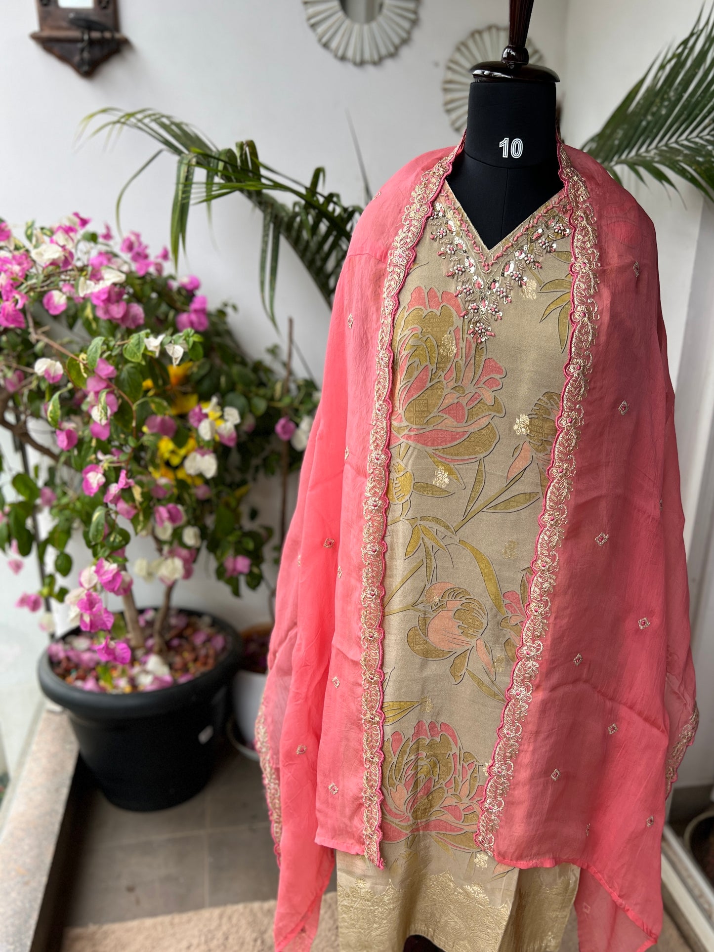 Golden Hour Glam – Shimmer Silk Ready-to-Wear