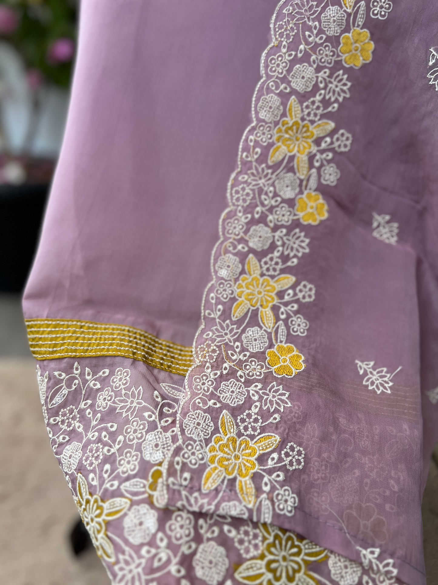 Lavender Luxury with Golden Touch