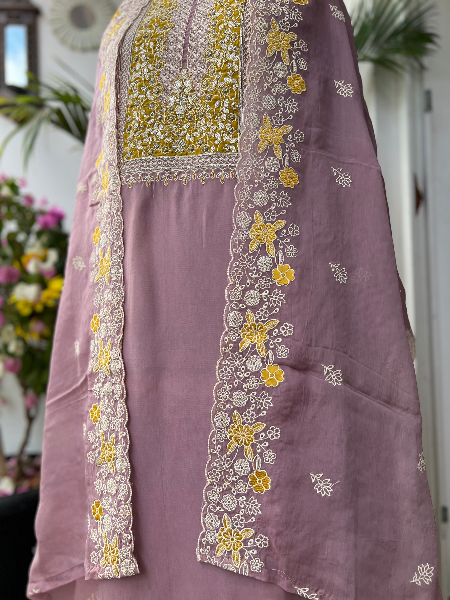 Lavender Luxury with Golden Touch