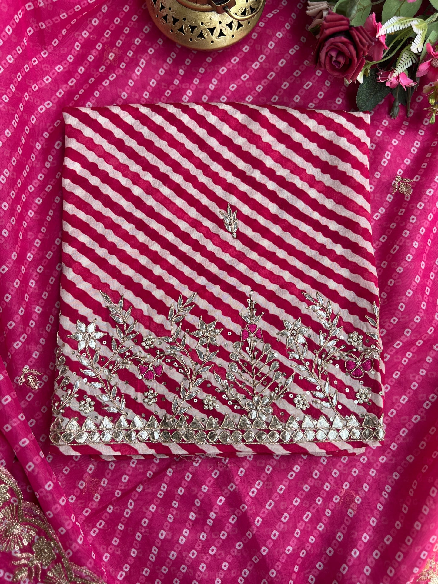 Rani Charm Laheriya Daman Work