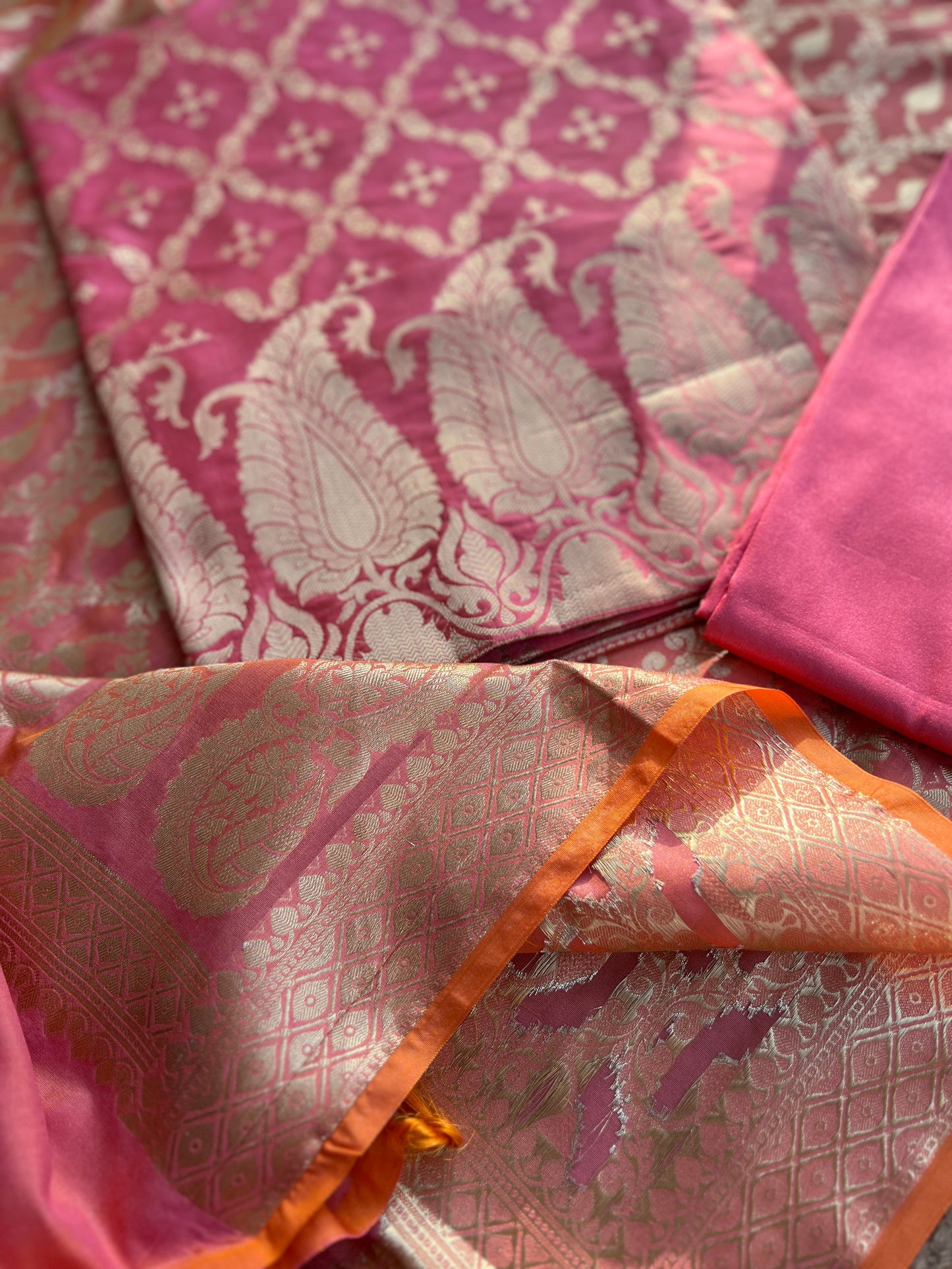 Royal Ombré Banarasi Kataan Silk Suit