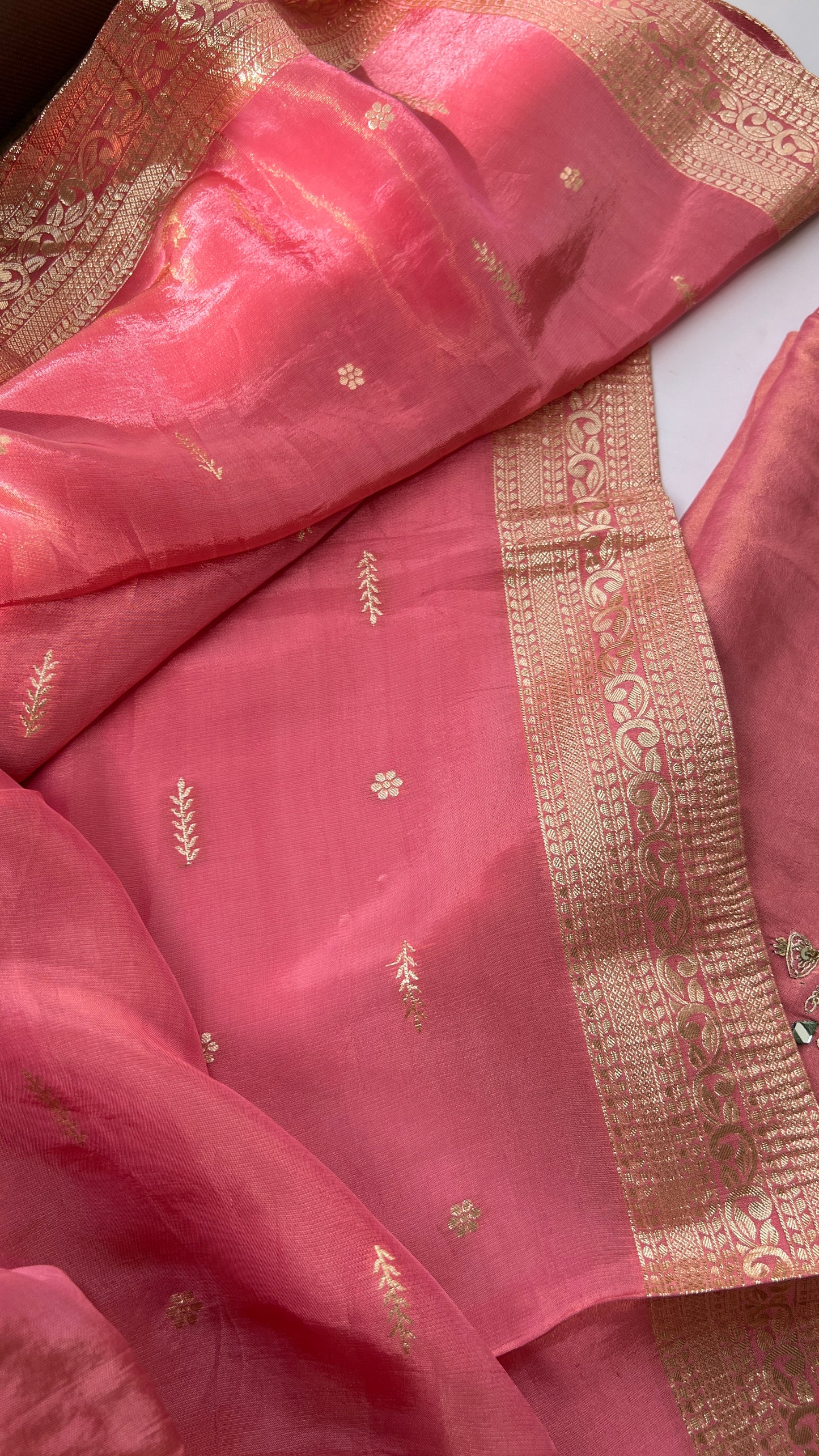 Pale Rose Shimmer Silk