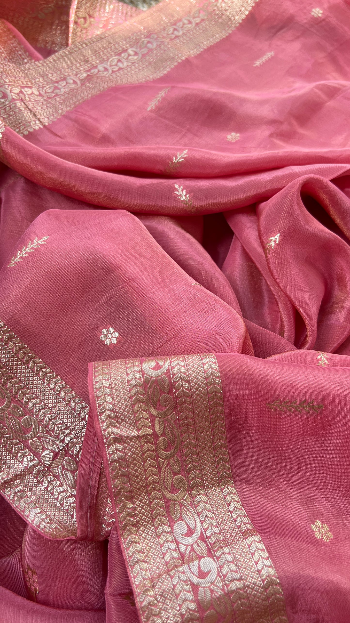 Pale Rose Shimmer Silk