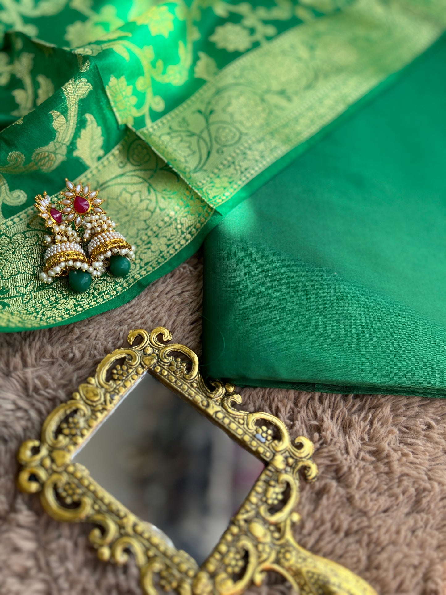 Timeless Plain Raw Silk Suit with Banarasi Dupatta