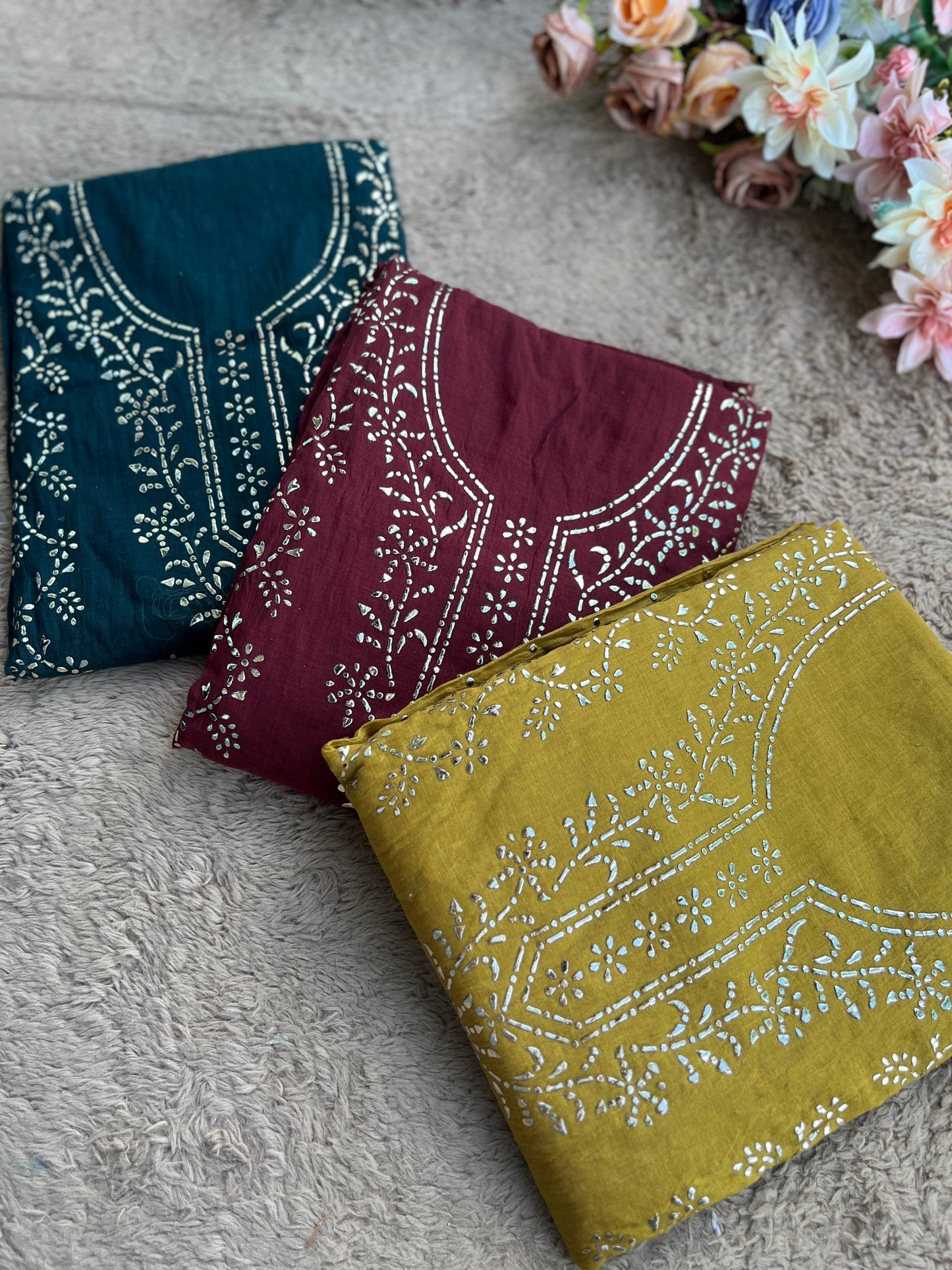 Graceful Mal Chanderi with Timeless Mukesh Embroidery