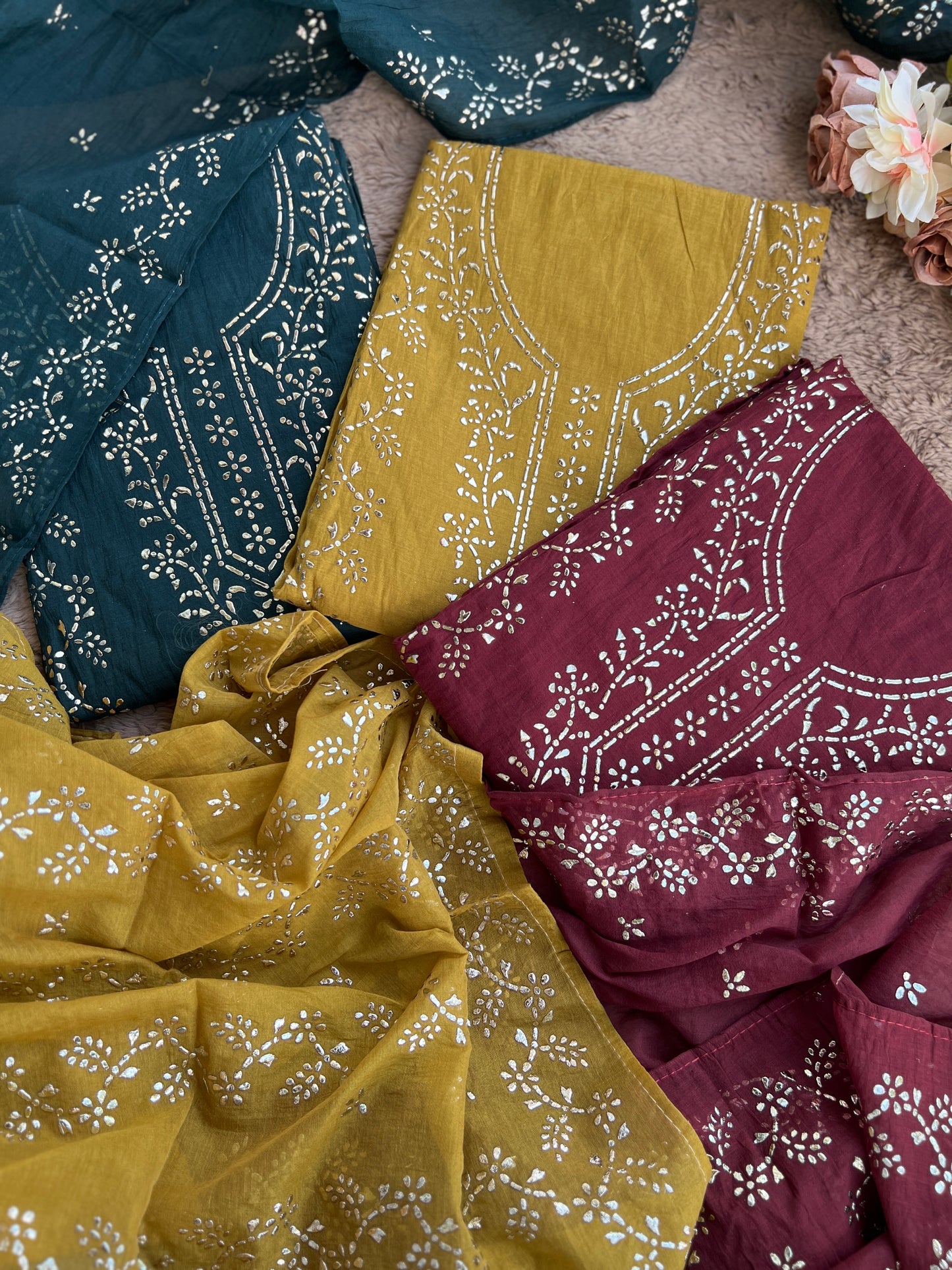 Graceful Mal Chanderi with Timeless Mukesh Embroidery
