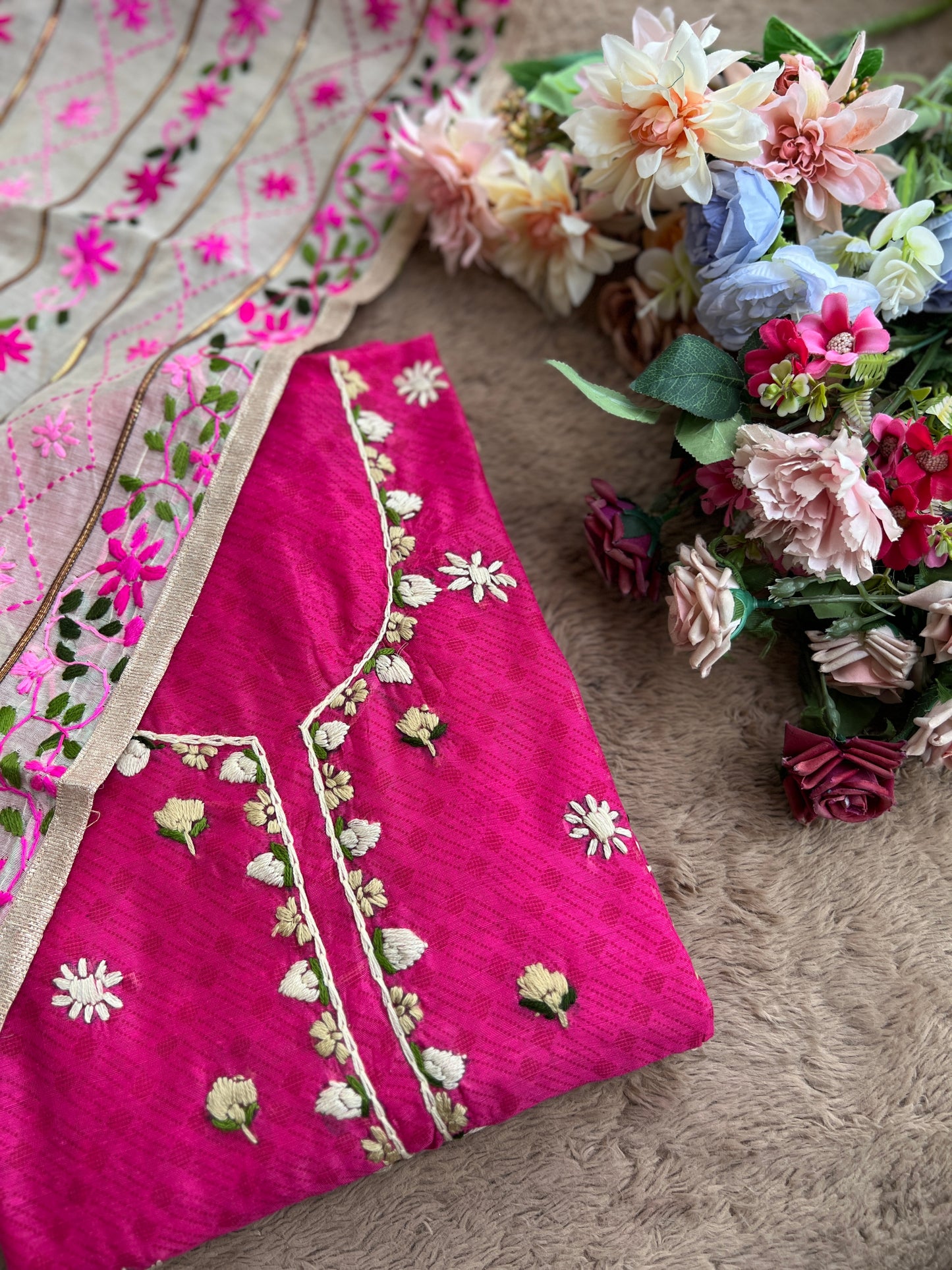 Timeless Hand Embroidery Meets Chanderi Grace