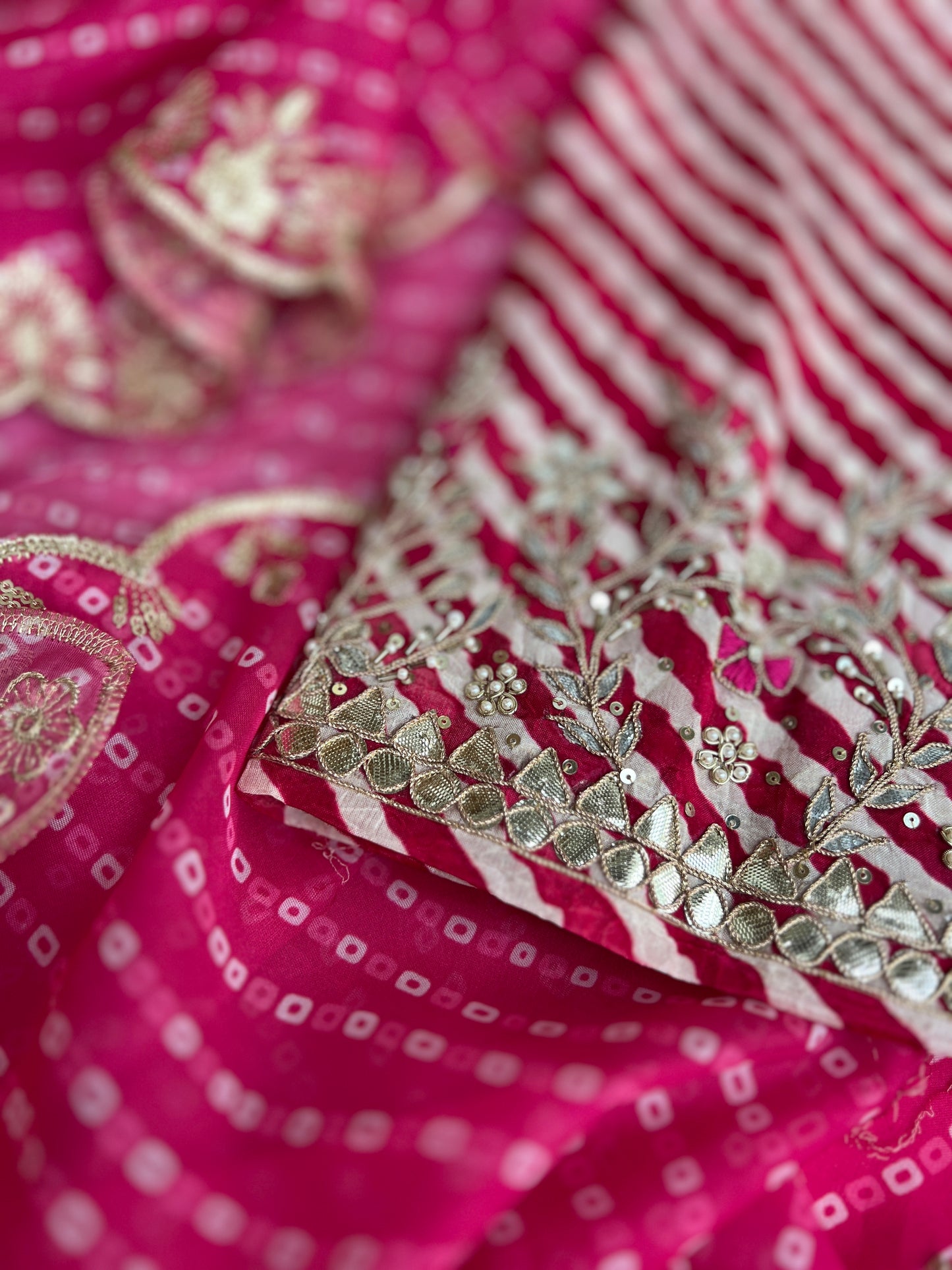 Rani Charm Laheriya Daman Work