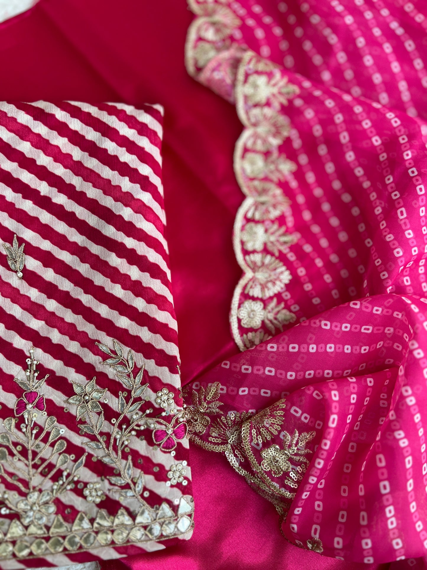 Rani Charm Laheriya Daman Work