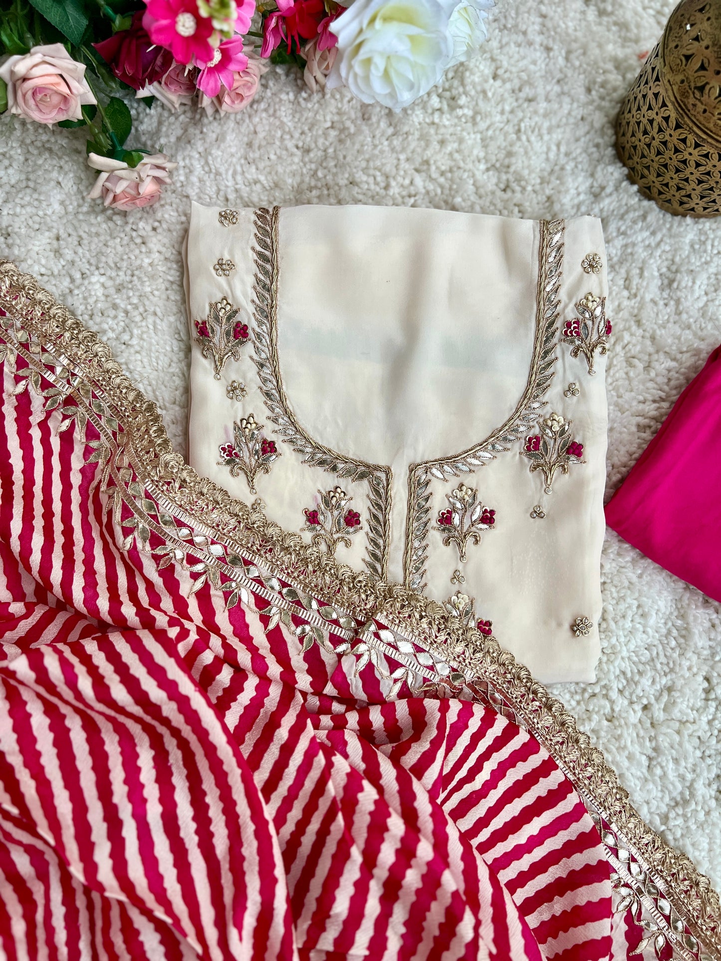 Vanilla Magenta Laheriya