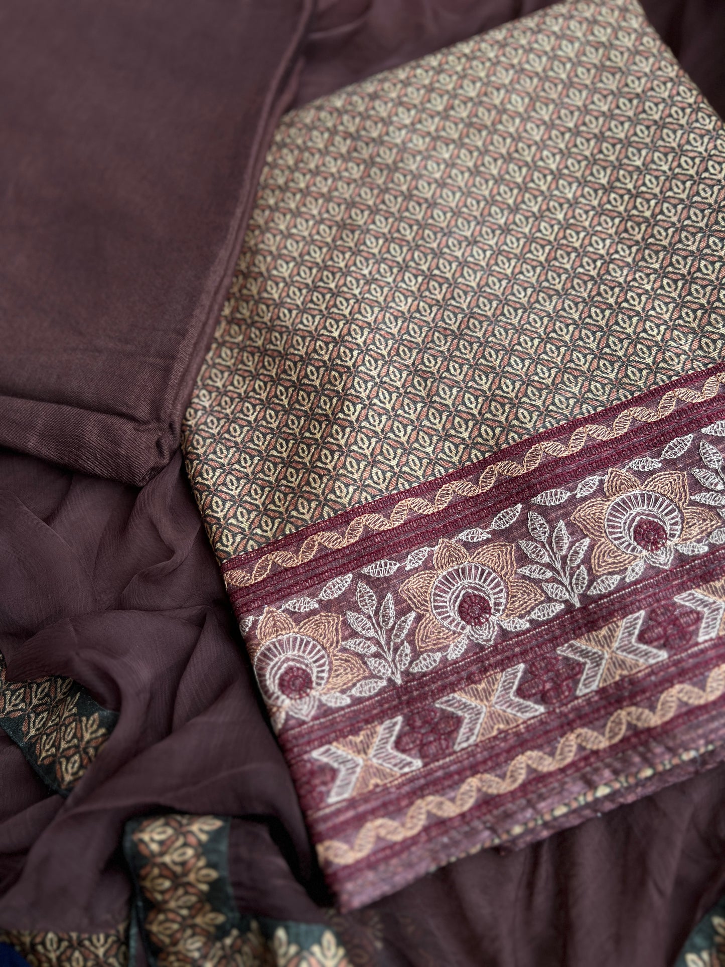 Exquisite Ivory Embroidered Salwar Suit