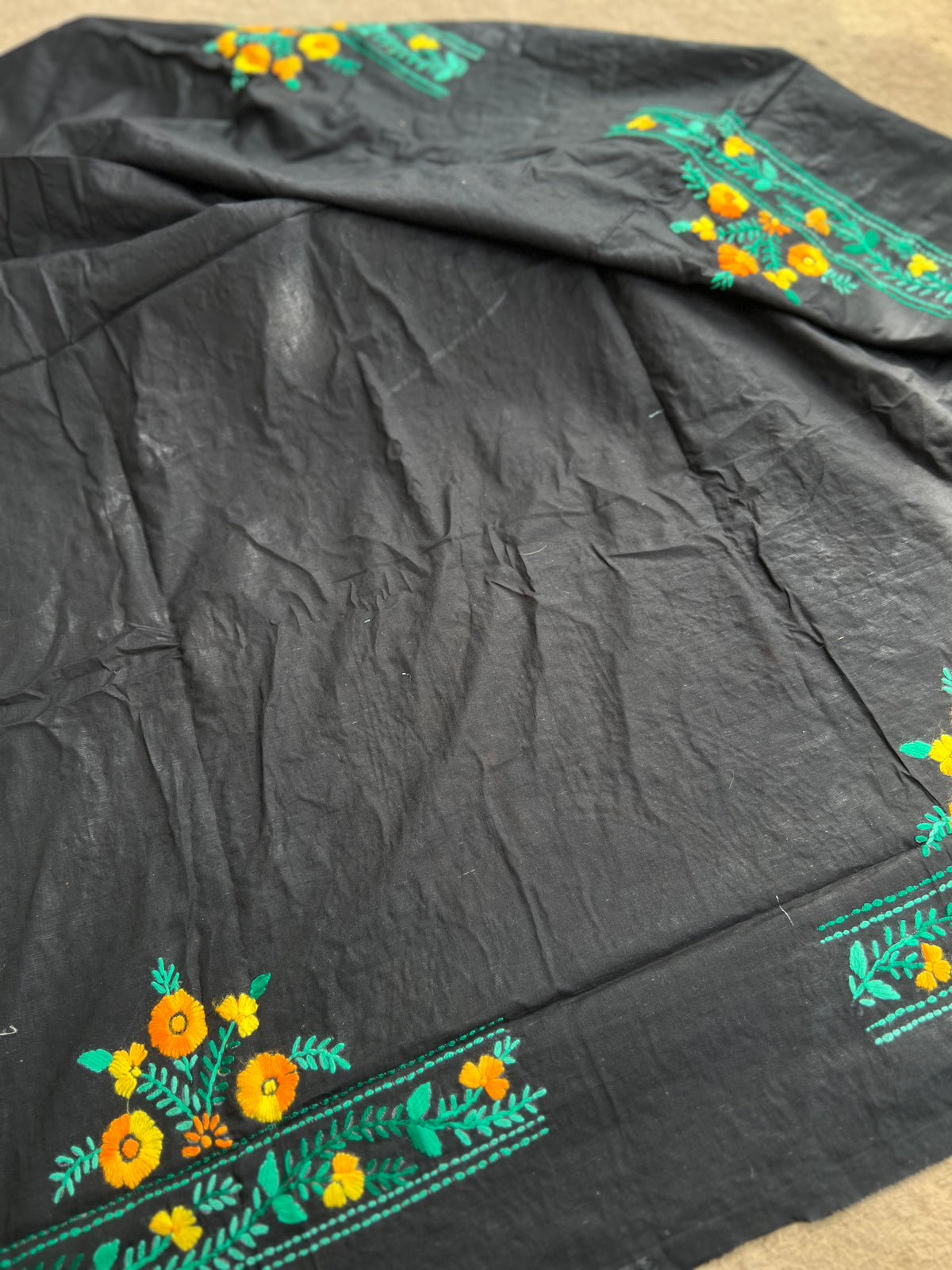 Black Heritage Thread Embroidered Suit