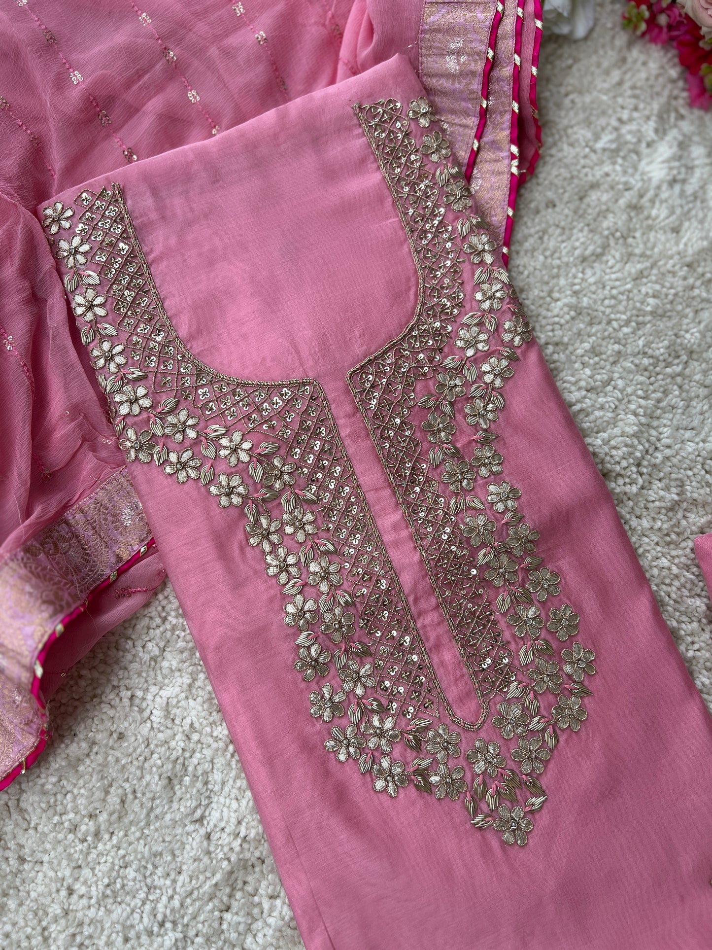 Blush Pink Handwork