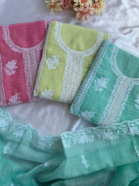 Pastel Love: Kota Doriya Embroidered Collection