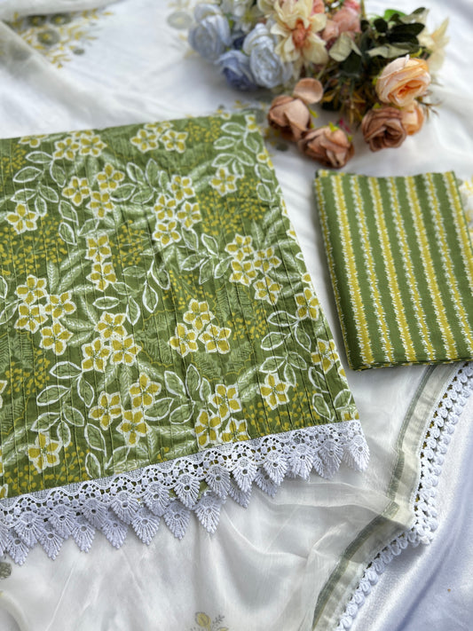 Fresh Floral Cotton Elegance
