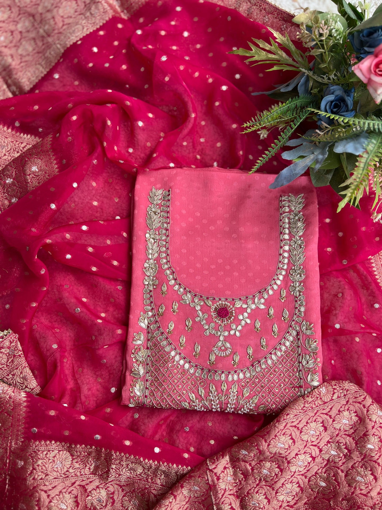 Rose Pink Butter Silk