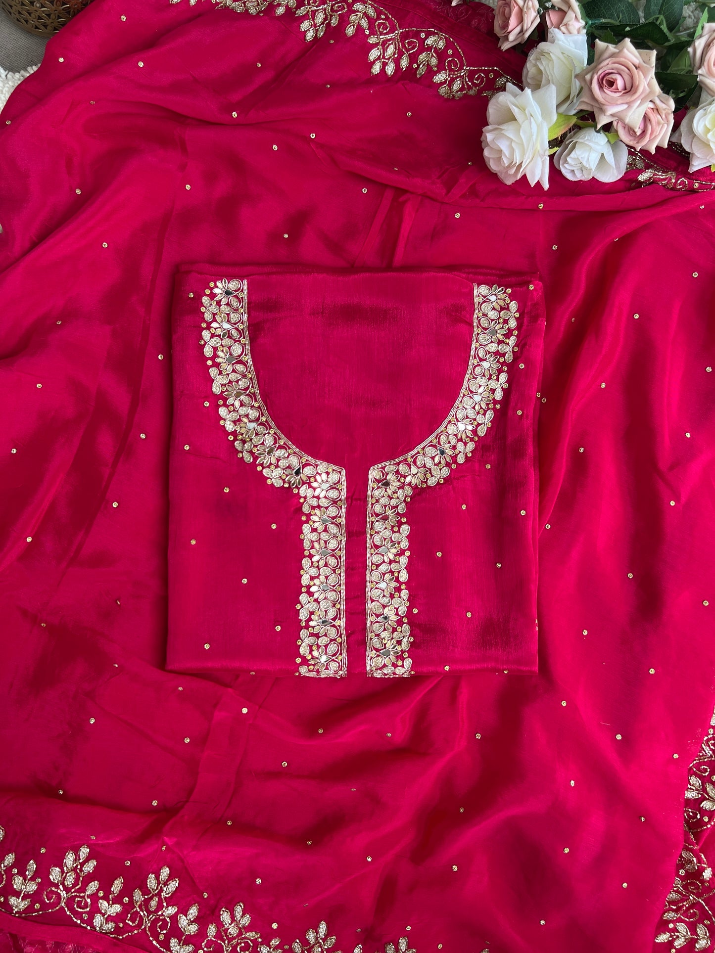 Fuchsia Chinnon Handwork