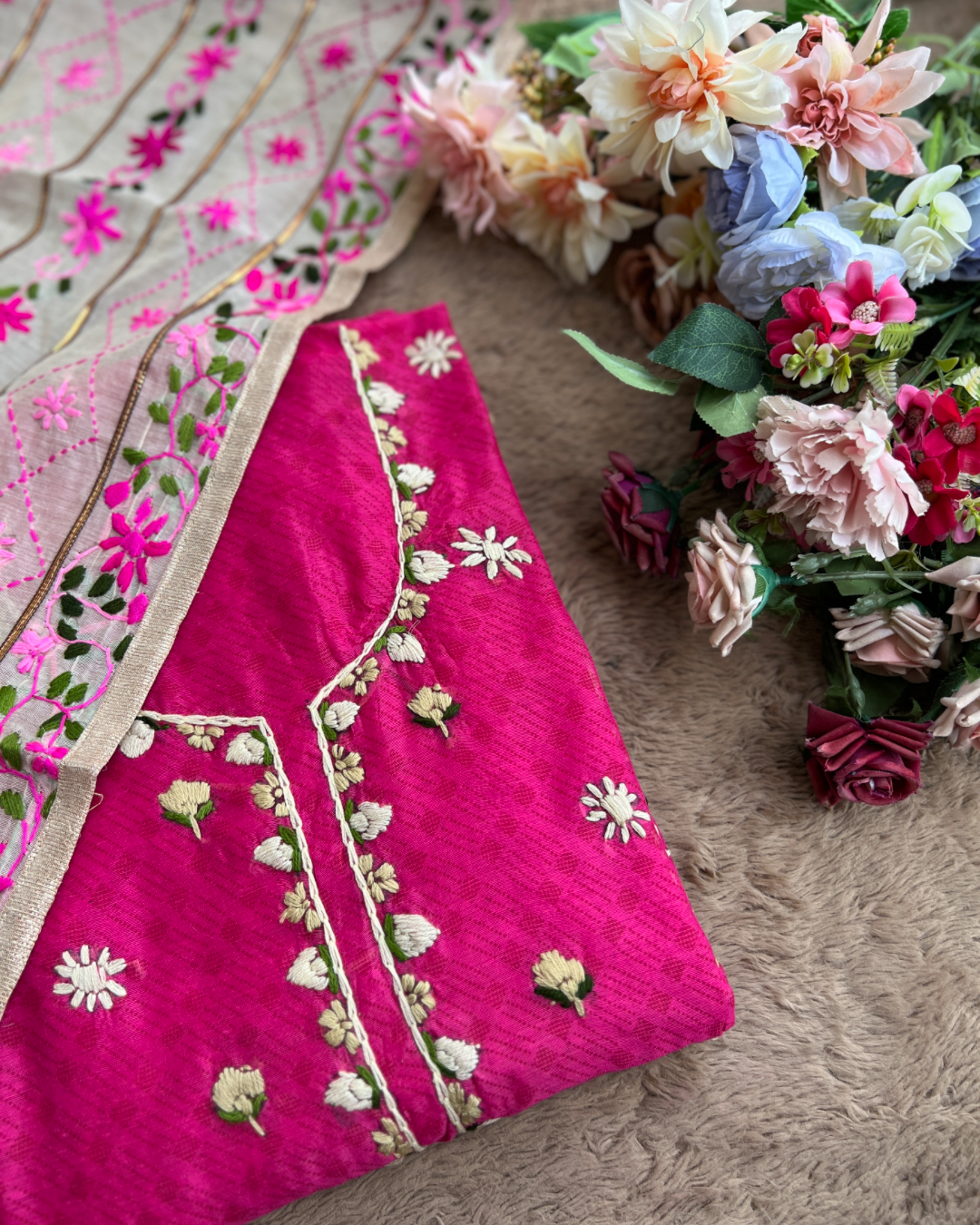 Timeless Hand Embroidery Meets Chanderi Grace
