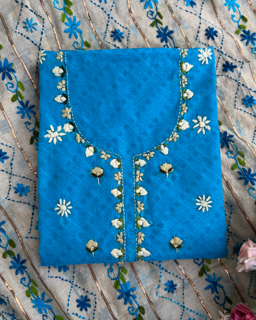 Timeless Hand Embroidery Meets Chanderi Grace