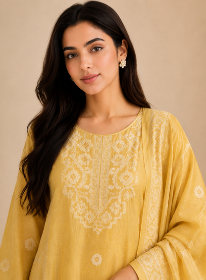 Handwoven Jamdani Elegance