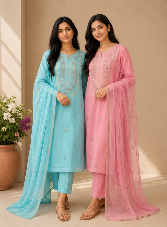 Timeless Mal Chanderi Suit