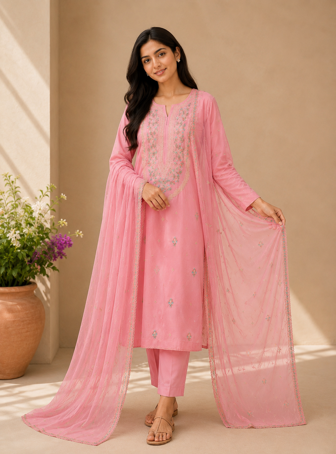 Timeless Mal Chanderi Suit