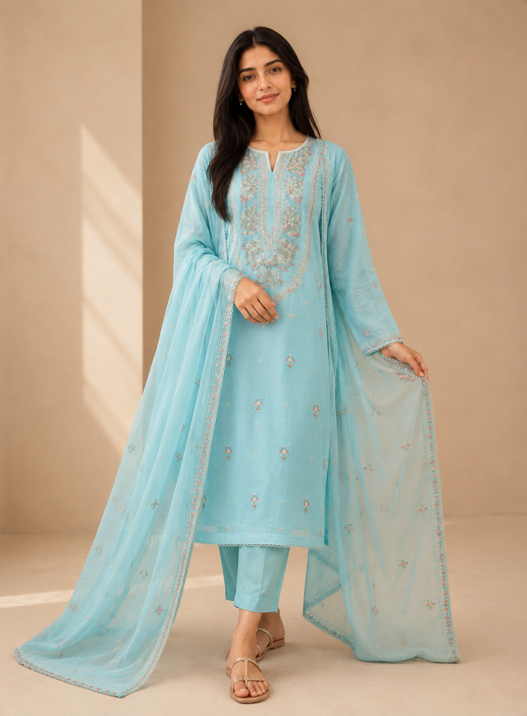 Timeless Mal Chanderi Suit