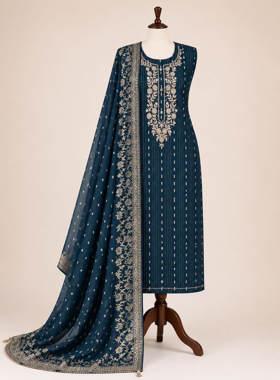 Artisan  Handloom Hand Work Suit