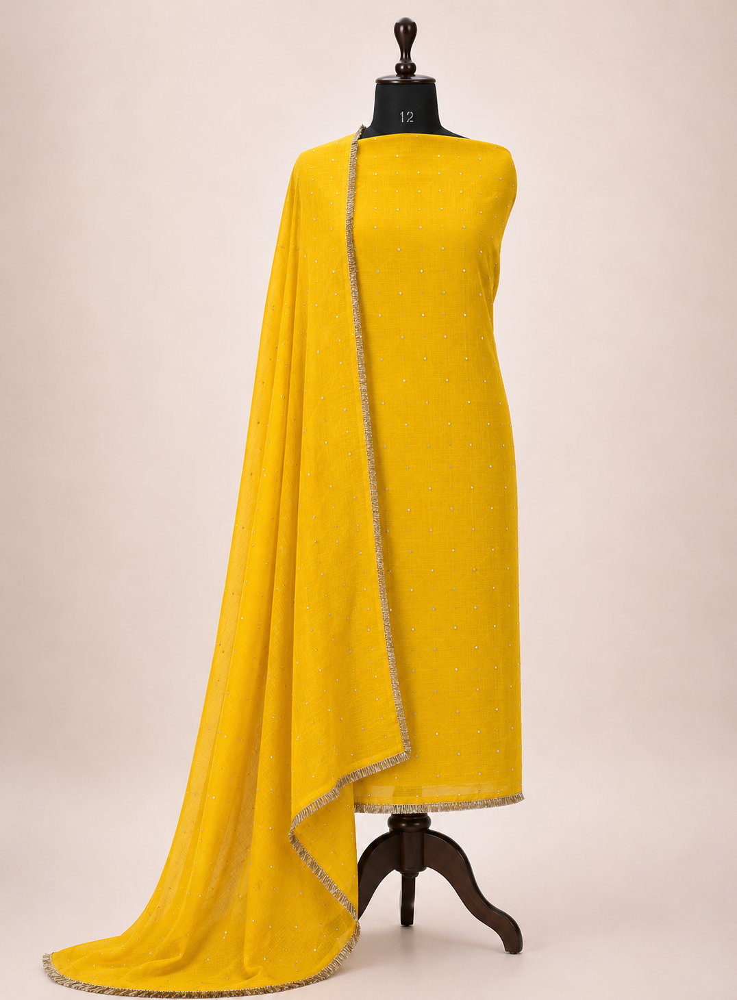 Kota Doriya Mukesh Work Unstitched Sui