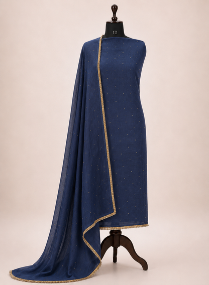 Kota Doriya Mukesh Work Unstitched Sui