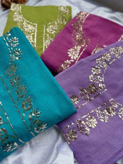 Kaamdani & Mukesh Kota Doriya Suit Set
