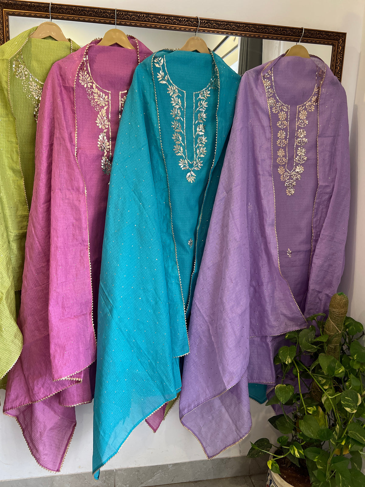 Kaamdani & Mukesh Kota Doriya Suit Set