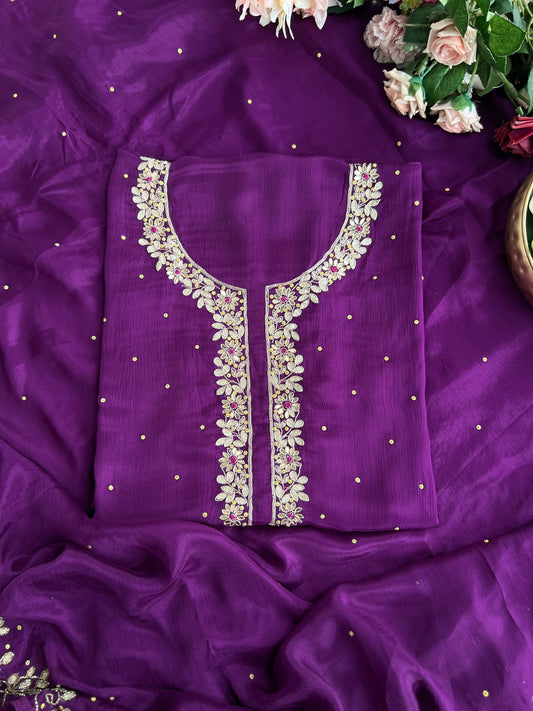 Royal Purple Grace – Chinnon Handcrafted Elegance d