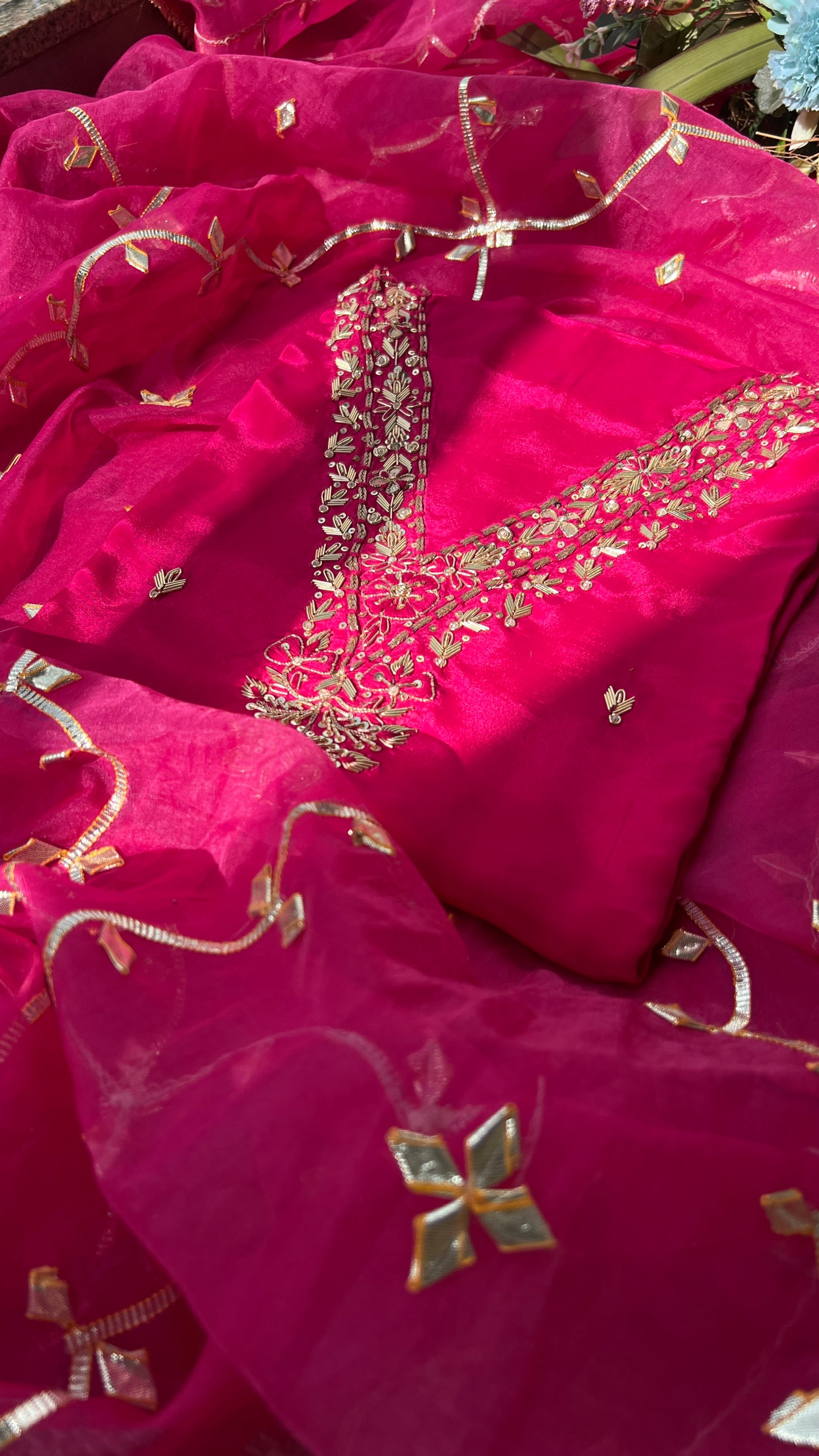 Hot Pink Gota-Jaal