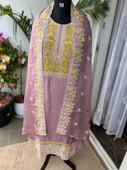 Lavender Luxury with Golden Touch