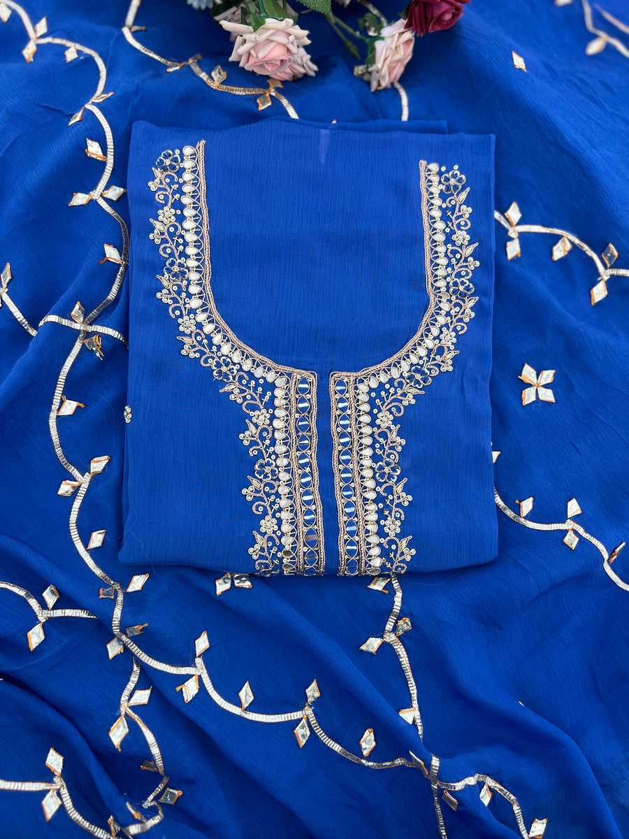 Indigo Chinnon Handwork Gotajaal