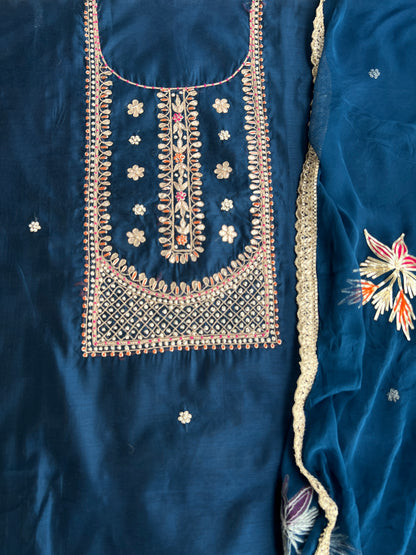 Chanderi Silk Elevated with Gota-Phool & Potli Details