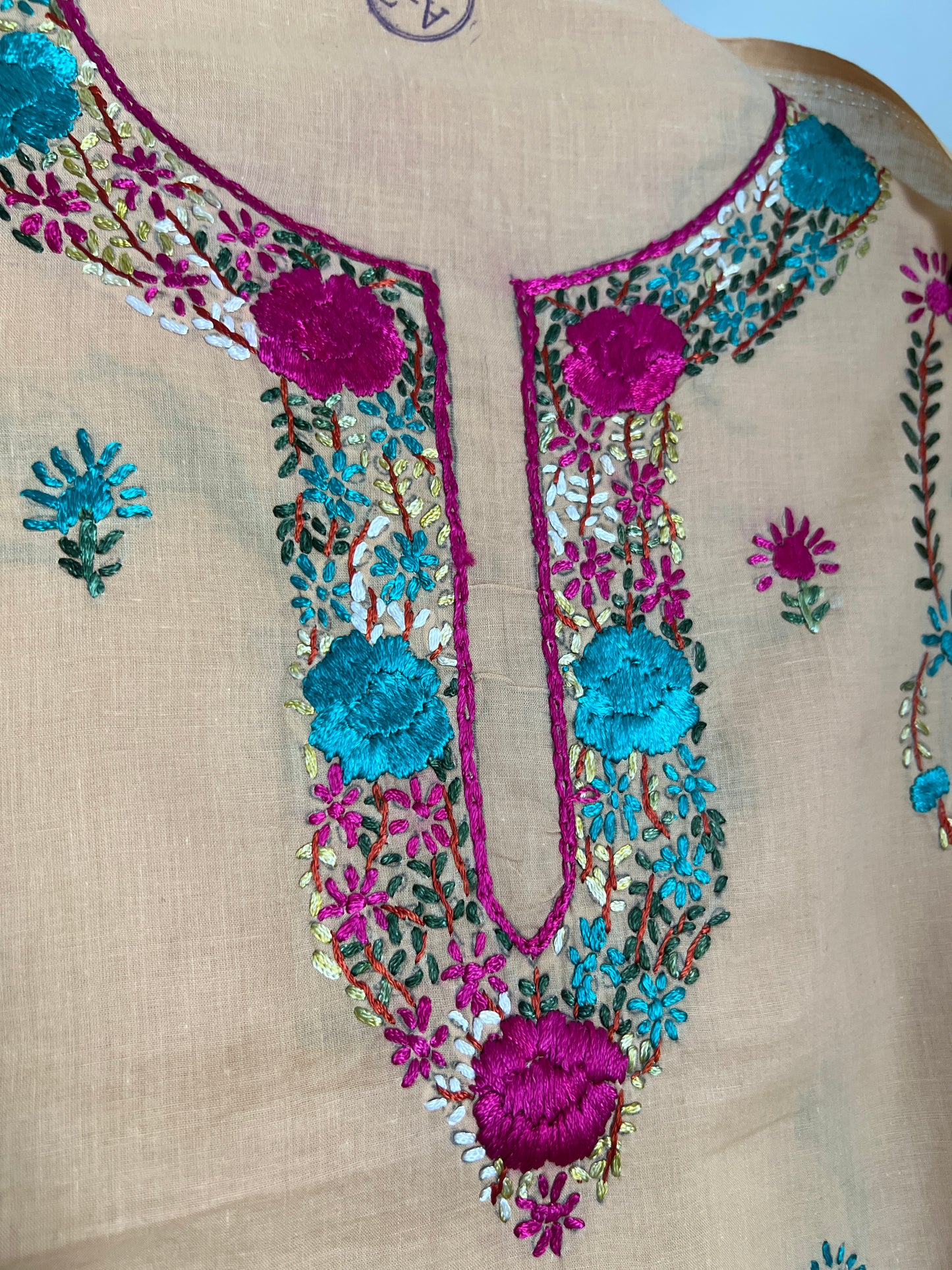 Pure Cotton Kashmiri Handwork Suit Set