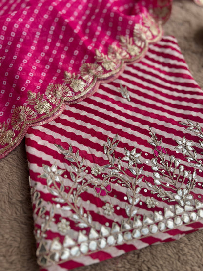 Rani Charm Laheriya Daman Work