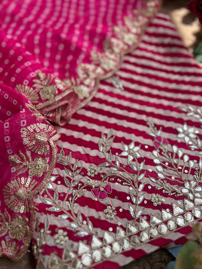 Rani Charm Laheriya Daman Work