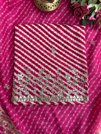 Rani Charm Laheriya Daman Work